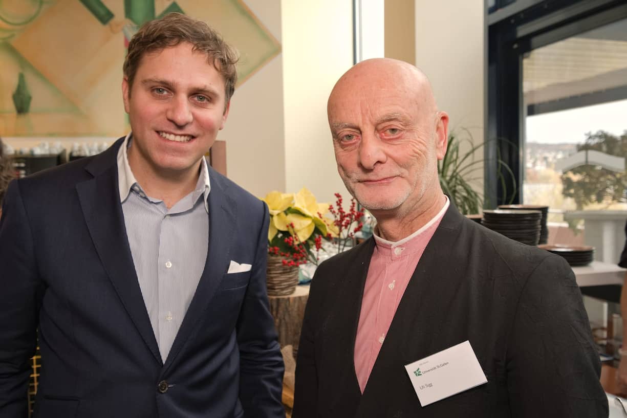 Pascal Kaufmann, Neurowissenschafter;Uli Sigg, alt Botschafter der Schweiz in China, Kunstsammler