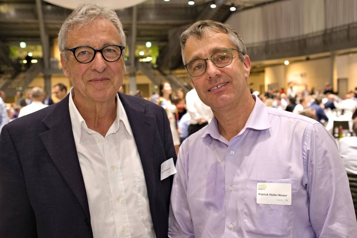 Ernst Tschannen, CEO, Open Energy Platform AG;Patrick Hofer-Noser, Owner & CEO, 3S Solar Plus Ltd.