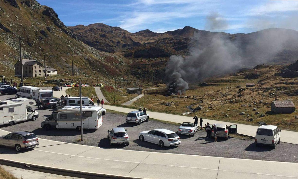 Am Gotthard ist ein Militärhelikopter abgestürzt.