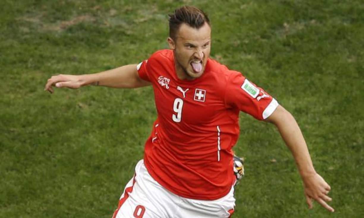 Nationalspieler Haris Seferovic: Insgesamt vier Schweizer kommen auf einen Marktwert von 6 Millionen Euro – einer von ihnen ist Seferovic. Er ist bei Eintracht Frankfurt unter Vertrag.