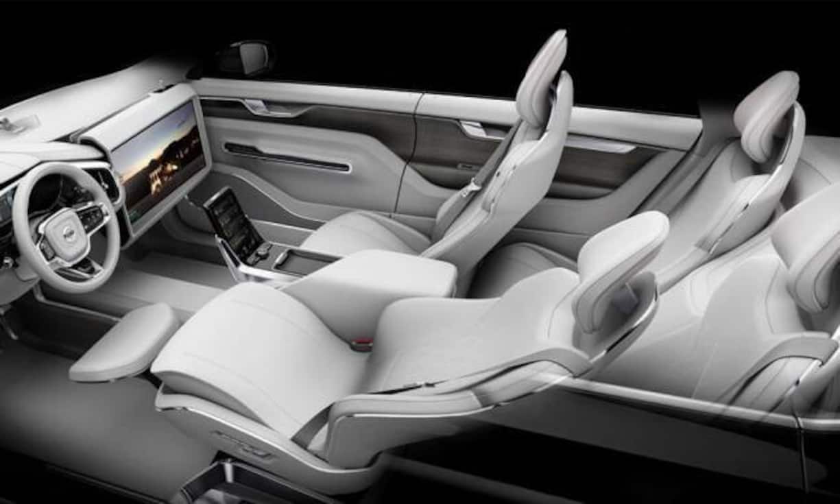 Sitze, die das Auto zum Wohnzimmer machenDas kann es: Auf diesen Sitzen lässt sich fahren und entspannen. Im Relaxmodus kippt der Sitz nach hinten, auf dem Armaturenbrett lässt sich dann ein Film schauen.