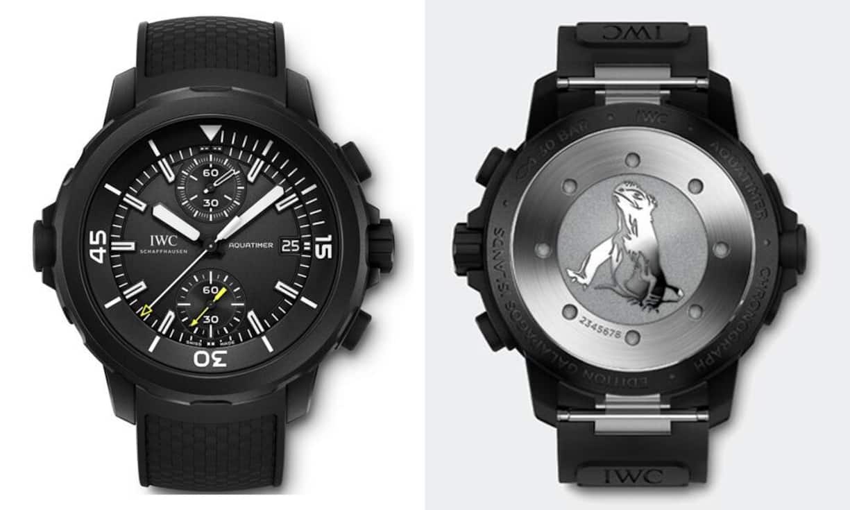 Die IWC Aquatimer Chronograph «Galapagos Islands» (IW379502) kostet 9'900 Euro.