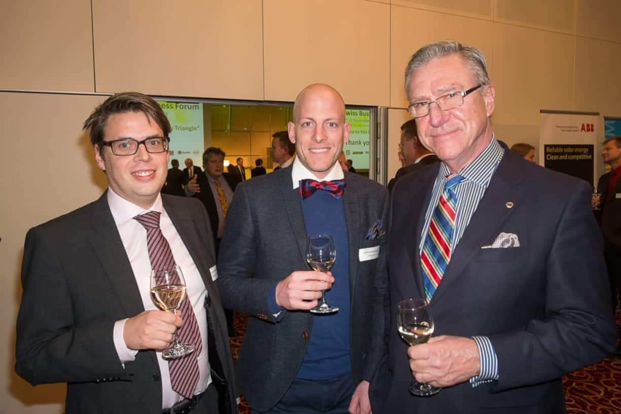 Anders Magnusson, Volvo Trucks Switzerland; Alexander Johansson, Zahncity GmbH; Hans Rosenberg, HR Group