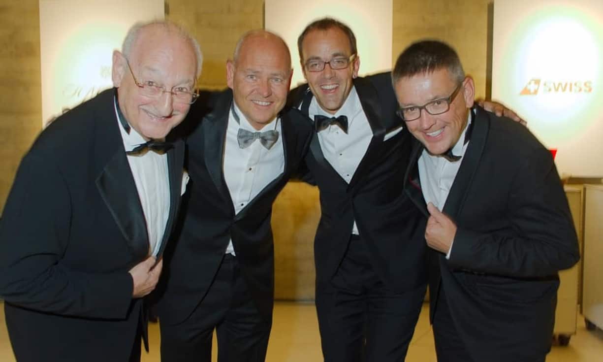 Sponsoren I: Roger-Nicolas Balsiger, H. Moser & Cie.; Morten Hannesbo, AMAG; Markus Binkert, Swiss International Air Lines AG; Hans-Jakob Stahel, Swiss Life AG