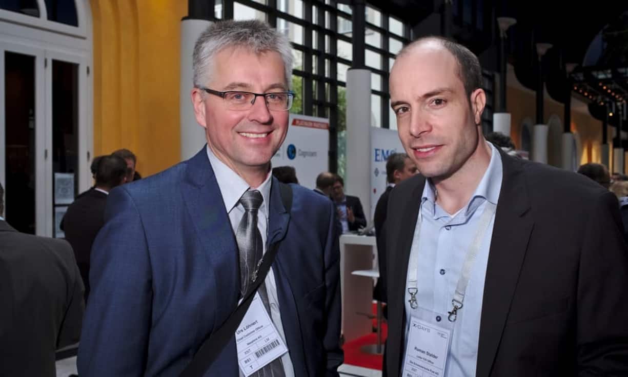 Urs Löhnert, Chief Customer Officer, Nexplore AG;
Roman Stalder, Leiter CIO Office, Die Schweizerische Post AG (v.l.n.r.)