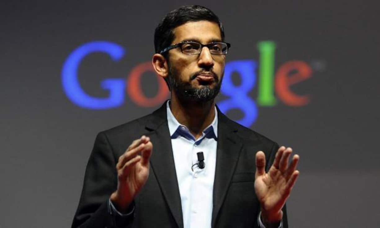 ... Sundar Pichai, der seit 2015 Chef von Google ist, oder ...