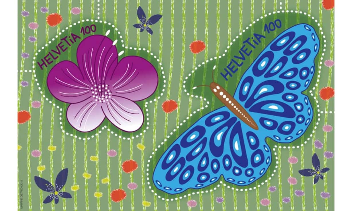 Für den Sonderblock «Laserschnitt» wurden Laserstrahlen eingesetzt – eine Technologie, die beispielsweise für die Korrektur von Sehschwächen oder für die Wiedergabe von Speichermedien wie CDs und DVDs verwendet wird.