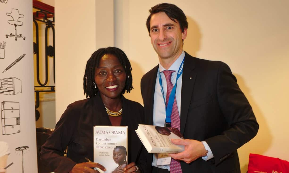 Auma Obama, Rednerin, Gründerin Sauti Kuu Foundation;
Louis Krebser, Geschäftsführer, Krebser AG