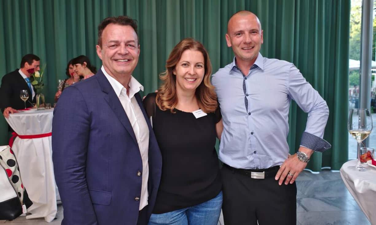 Rolf Ringwald, CAT Aviation AG;
Gaby Hoffmann, Neopost AG;
Roland Kalmus, Jet-Link AG