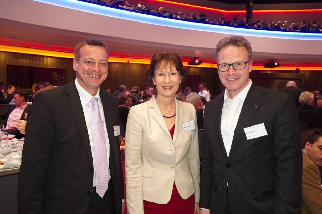 Martin Landolt, Nationalrat; Suzanne Thoma, CEO, BKW; Andreas Meyer, CEO, SBB