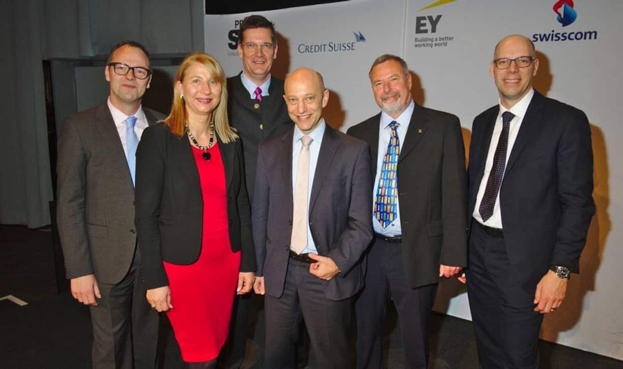 Die Nominierten:
Daniel Bangerter, CEO, Bangerter Microtechnik AG (3. Rang);
Monika Löffel-Bösch, Delegierte des VR, Bigla AG (4. Rang);
Hans-Jörg Mihm, CEO, Extramet AG (4. Rang);
Daniel Bloch, CEO, Chocolats Camille Bloch SA (2. Rang);
Heinz Voegeli, CEO, Enotrac AG (4. Rang);
Marc Bangerter, CEO, Bangerter Microtechnik AG (3. Rang)