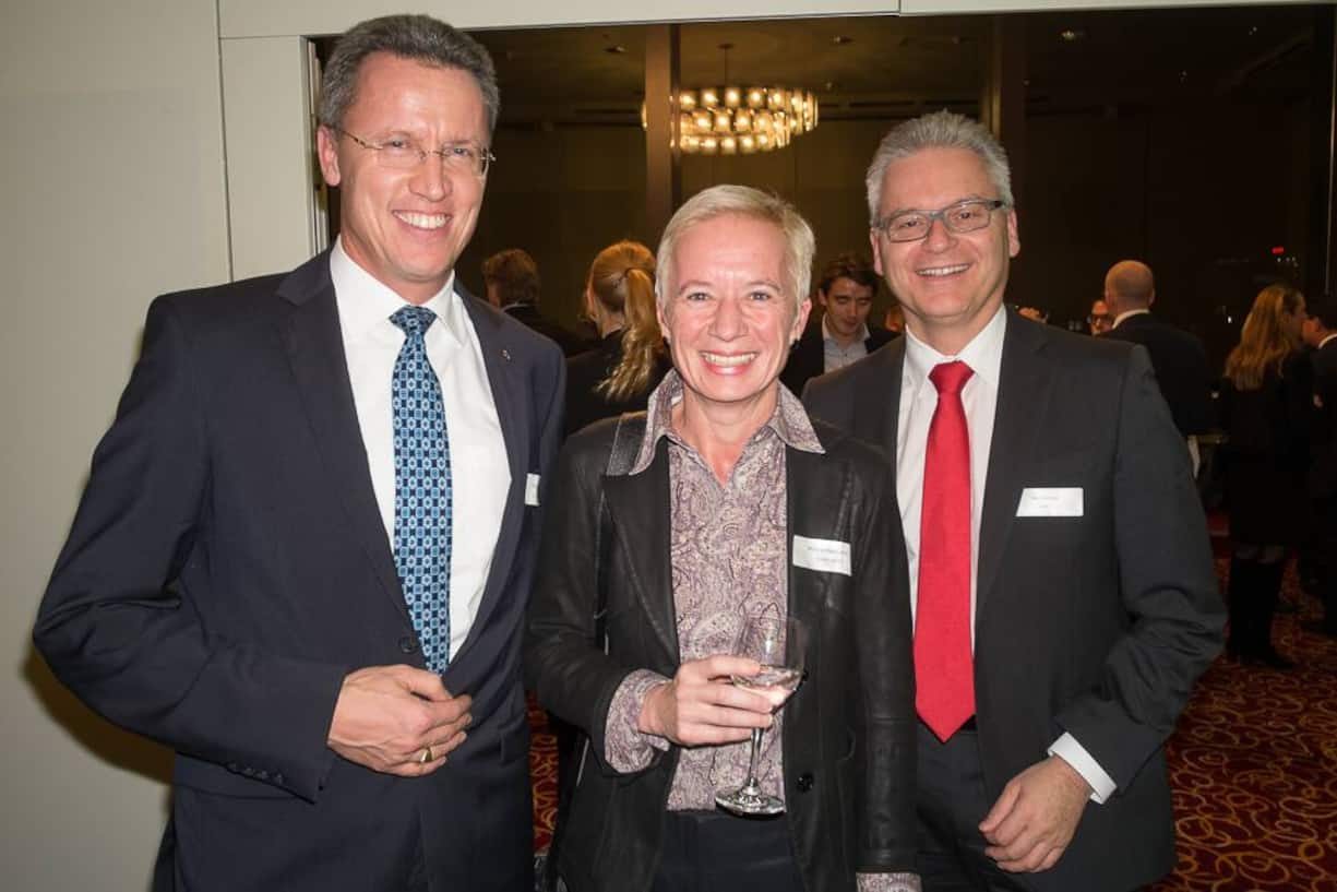 Philippe Hertig, Egon Zehnder; Alice Sachova-Kleisli, Vendbridge AG; Riet Cadonau, CEO, KABA