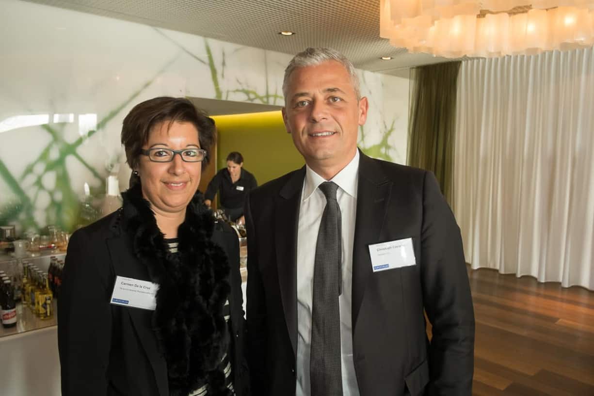 Carmen De la Cruz, Partnerin, De la Cruz Beranek Rechtsanwälte AG; Christoph Caviezel, Leiter Breitbandkommunikation, Swisscom AG