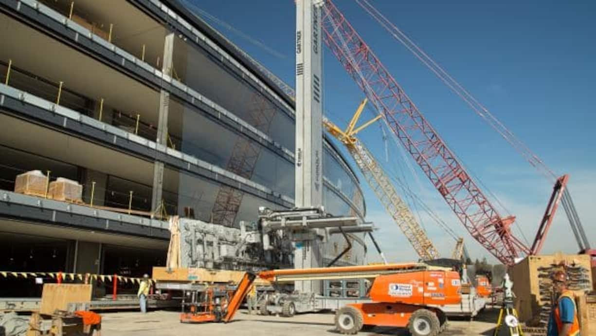 ... das Hauptgebäude hat einen Umfang von 1,6 Kilometern.Foto: Apple