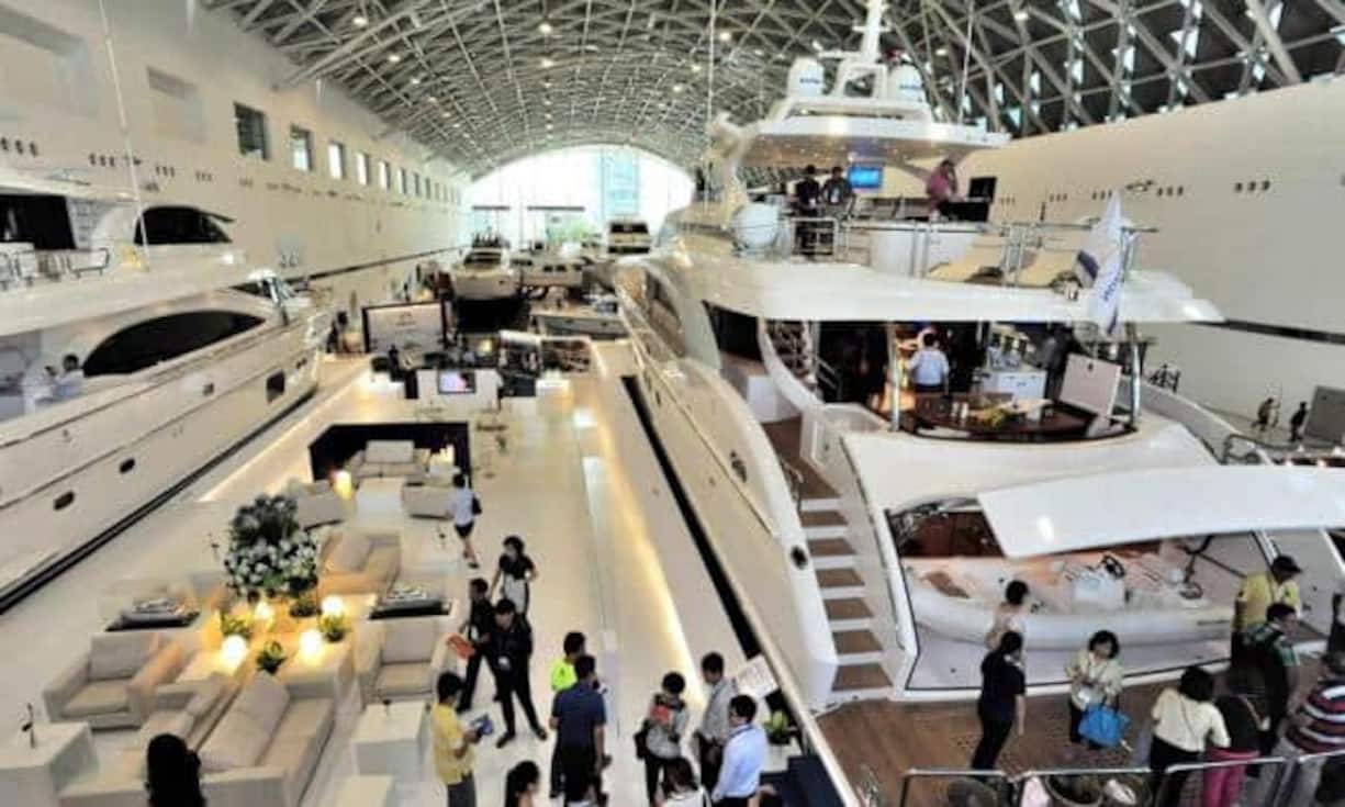 Yacht-Messe in Kaohsiung: Mit 329'000 Millionären ist Taiwan ebenfalls in der Top-10 vertreten - Platz 8.