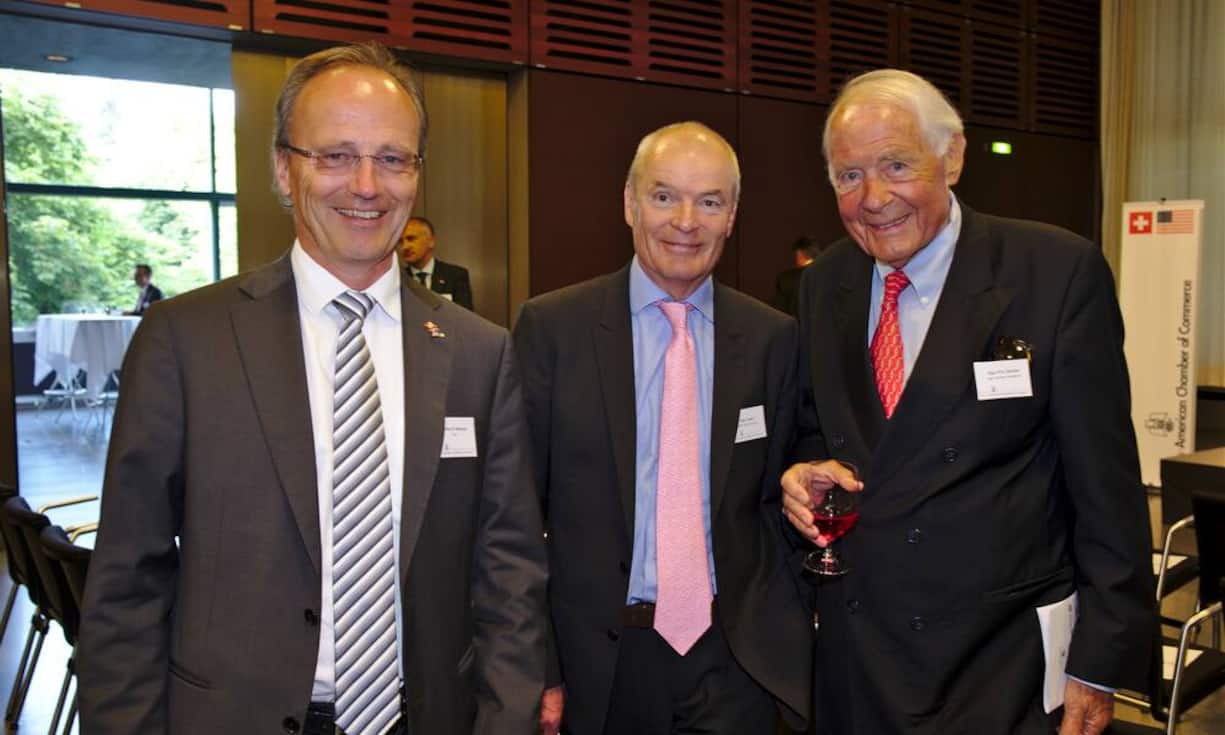 Markus R. Neuhaus, Chairman of the Board of Directors, PWC AG;
Peter Friedli, President, Friedli Corporate Finance;
Egon P.S. Zehnder, Founder, Egon Zehnder International (Switzerland) Ltd.(Bildlegende v.l.n.r.)