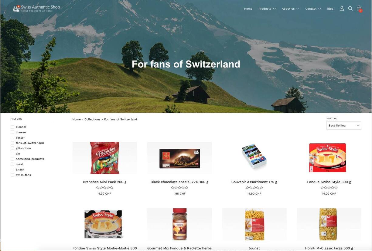 «Swiss Authentic Shop»  der Post