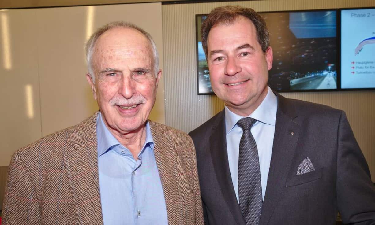 Dieter Jäggi, Werberlegende; Stephan Lack, Managing Director, Glycine Watch SA