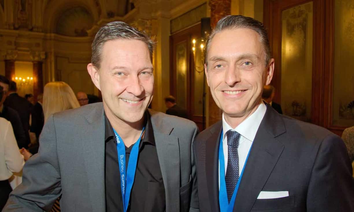 Urs R. Burger, CEO, Advantis Versicherungsberatung AG; Urs Bleisch, CEO, Funk Insurance Brokers AG