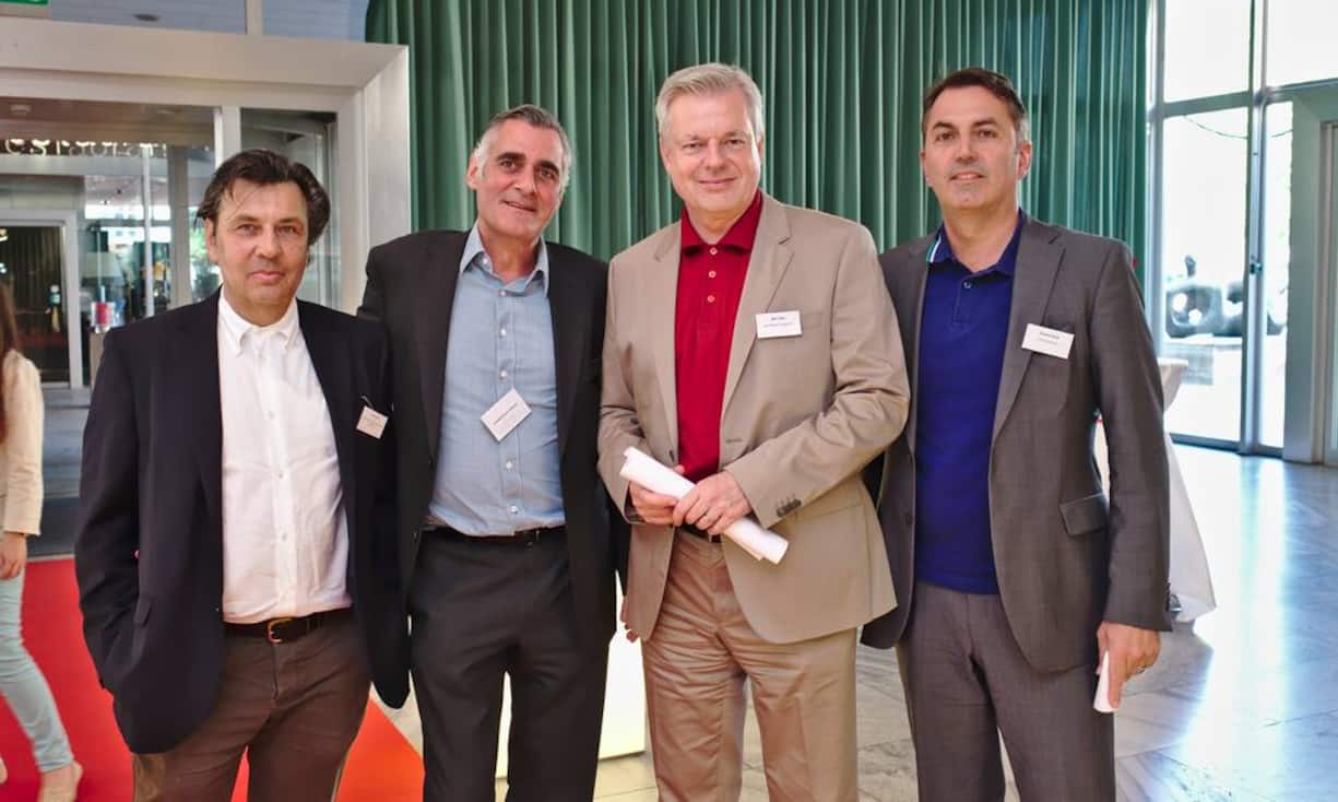 Victor Zahn, zahnzimmermannfankhauser creative projects ag;
Rafael Müller, Werbehaus AG;
Geri Aebi, Wirz Partner Holding AG;
Nicolas Noth, PHD Schweiz AG