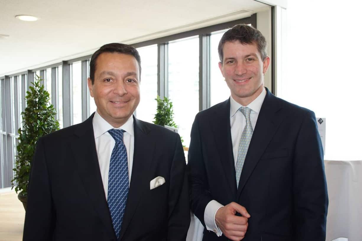 Konstantin Nikiteas, Head Northern Europe, Rothschild & Cie Gestion, Paris; Stephen Crocombe, Managing Director, BlackRock