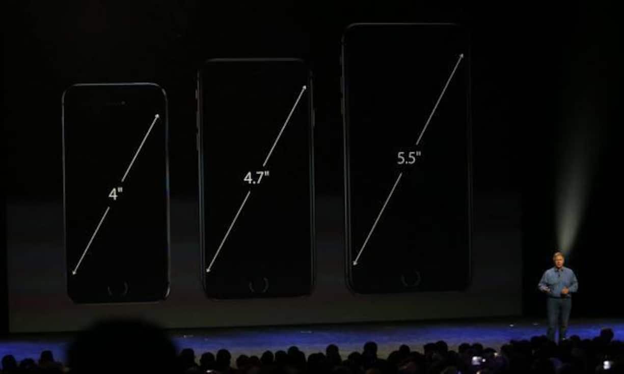 5,5 und 4,7 Zoll messen die beiden Versionen des iPhone 6. Keystone