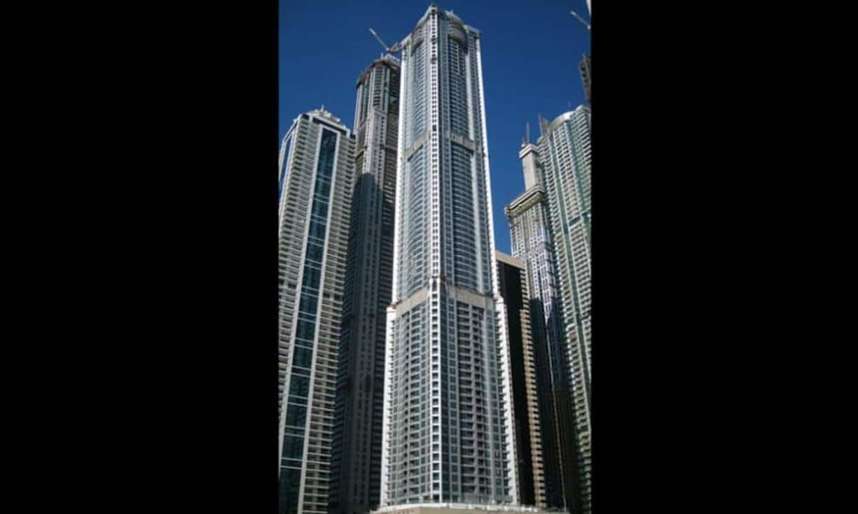 Rang 4 - The Torch, Dubai: Das Gebäude umfasst 79 Geschosse, 676 Wohnapartments und besitzt eine Höhe von 336,8 Meter. (Bild: Michael Merola)