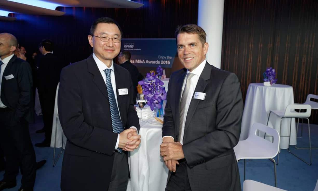 v.l.n.r. Albert Young; OC Oerlikon Management AG, Bryan DeBlanc; KPMG AG