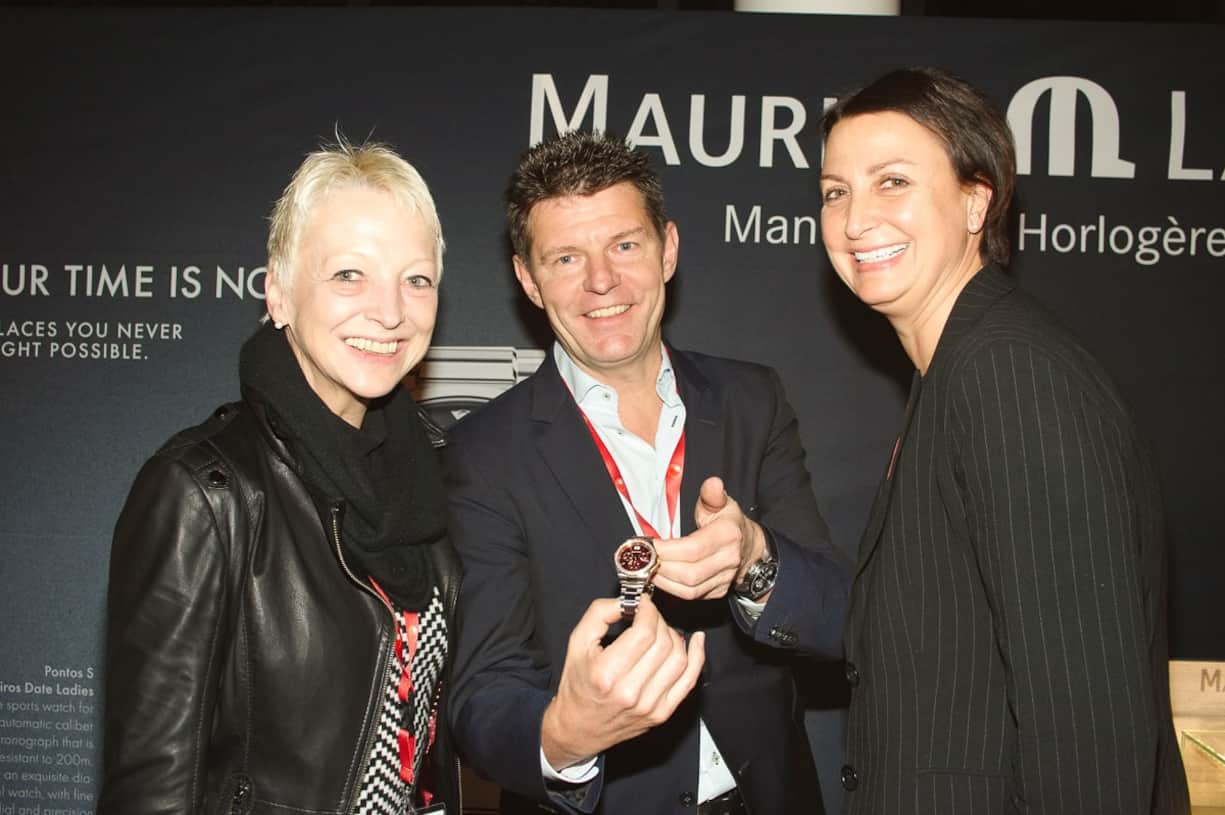 Christina Lerch, Geschäftsführerin, Borns Arbeits- und Wohngemeinschaft; Berhard Dick, Geschäftsführer, Maurice Lacroix SA; Martina Müller