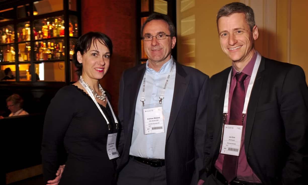 Barla Cahannes, Advokatur- und Notariatsbüro, Olympia 2026;
Andreas Wieland, CEO, Olympia 2026;
Jon Erni, EPG Director, Microsoft Schweiz (v.l.n.r.)