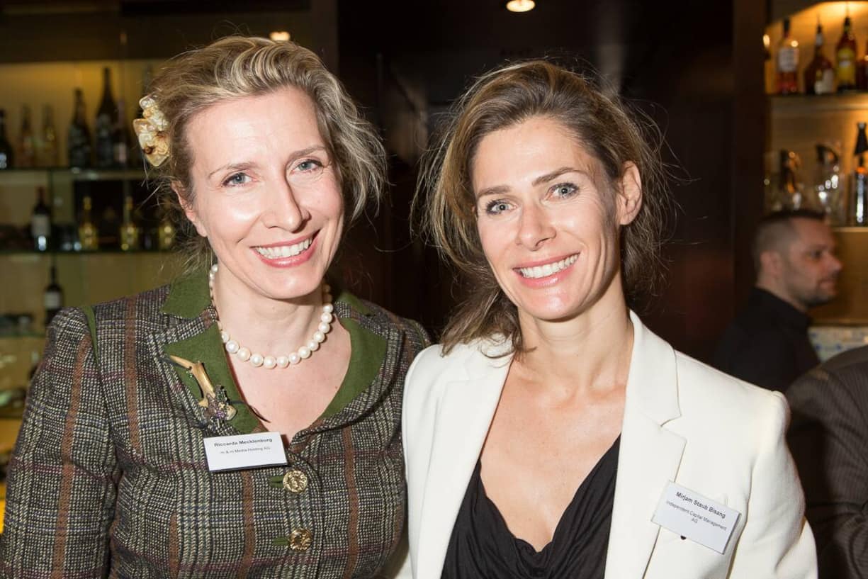 Riccarda Mecklenburg, m&m Media Holding AG;  Mirjam Staub Bisang, Independent Capital