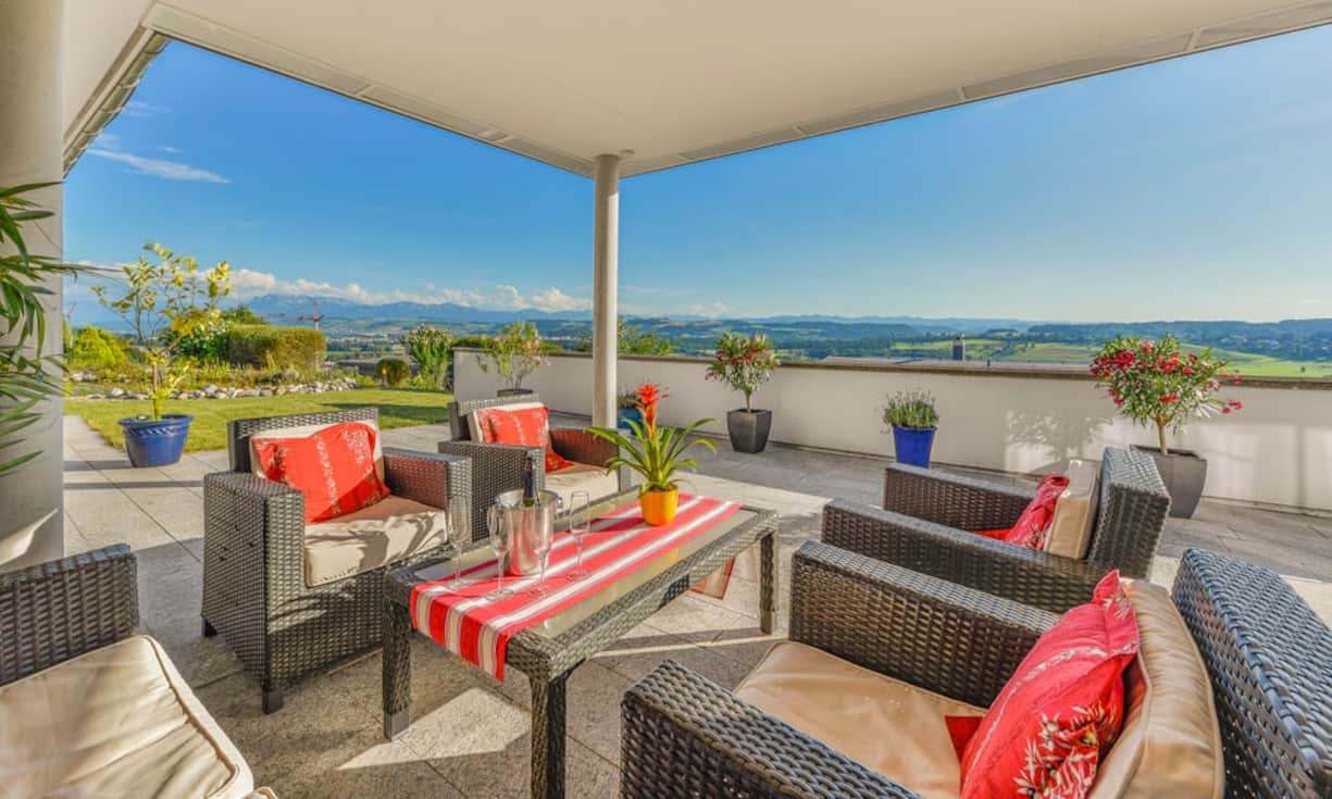 Die Sonnenstunden lassen sich auch zwanzig Minuten von Luzern geniessen.