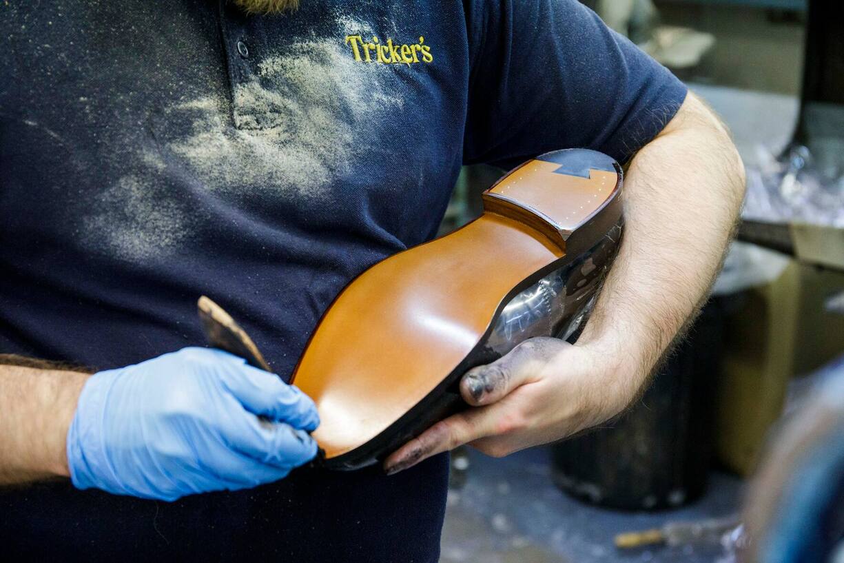 Trickers, Martin Mason, managing director, Shoe Factories in Northampton, Northamptonshire, Midlands, UK