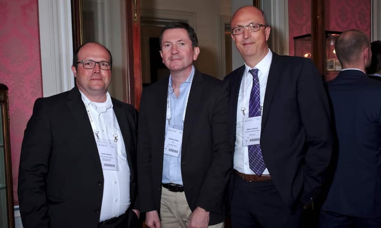 André Steiner, Head of Service & Support, AMAG;
Andreas Waber, CEO, Swiss Fibre Net AG;
Walter Lienhard, Chief Sales & Marketing Officer, SPIE ICS AG (v.l.n.r.)