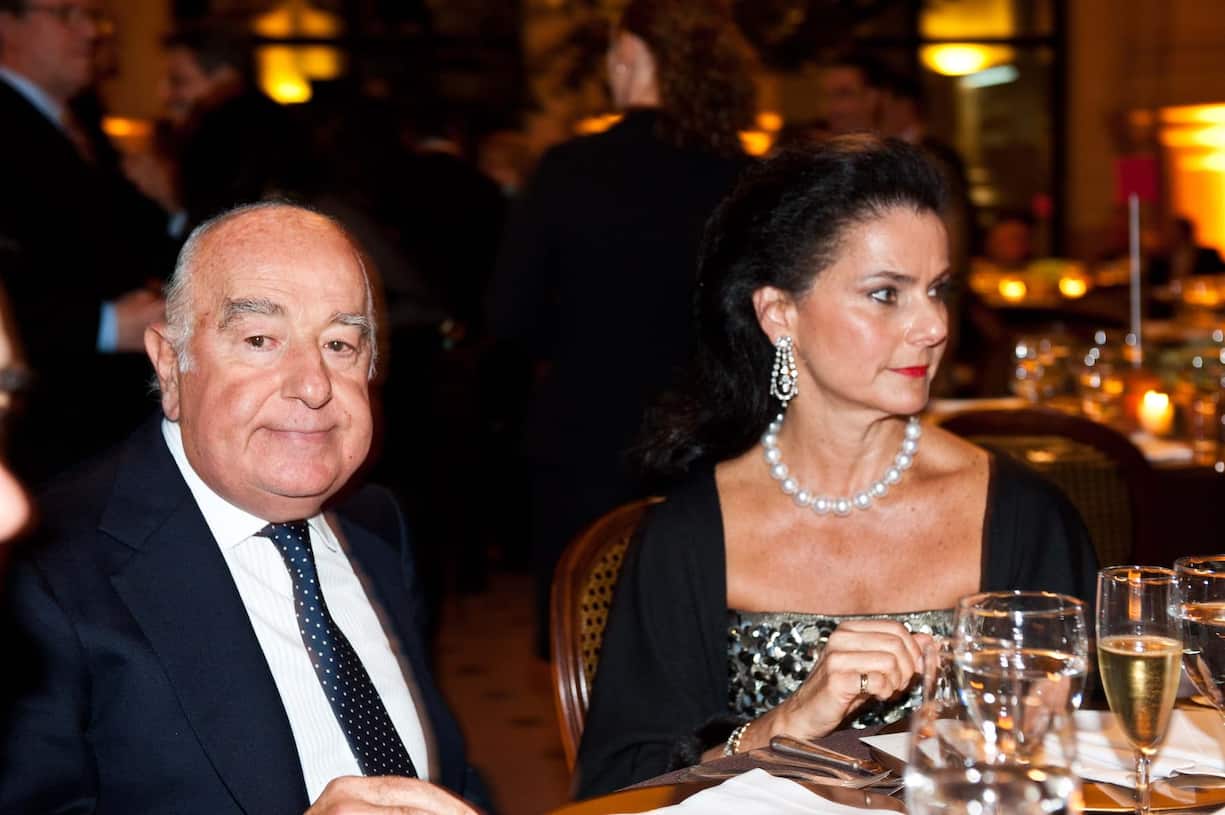 ORG XMIT: AGEN1106110653580107 SAO PAULO, SP, BRASIL,  10-06-2011, 21:00h. Joseph Safra e Vicky Safra no anivers?rio de FHC .Fernando Henrique Cardoso comemora seus 80 anos em um jantar realizado na sala S?o Paulo. (Alexandre Rezende/Folhapress)