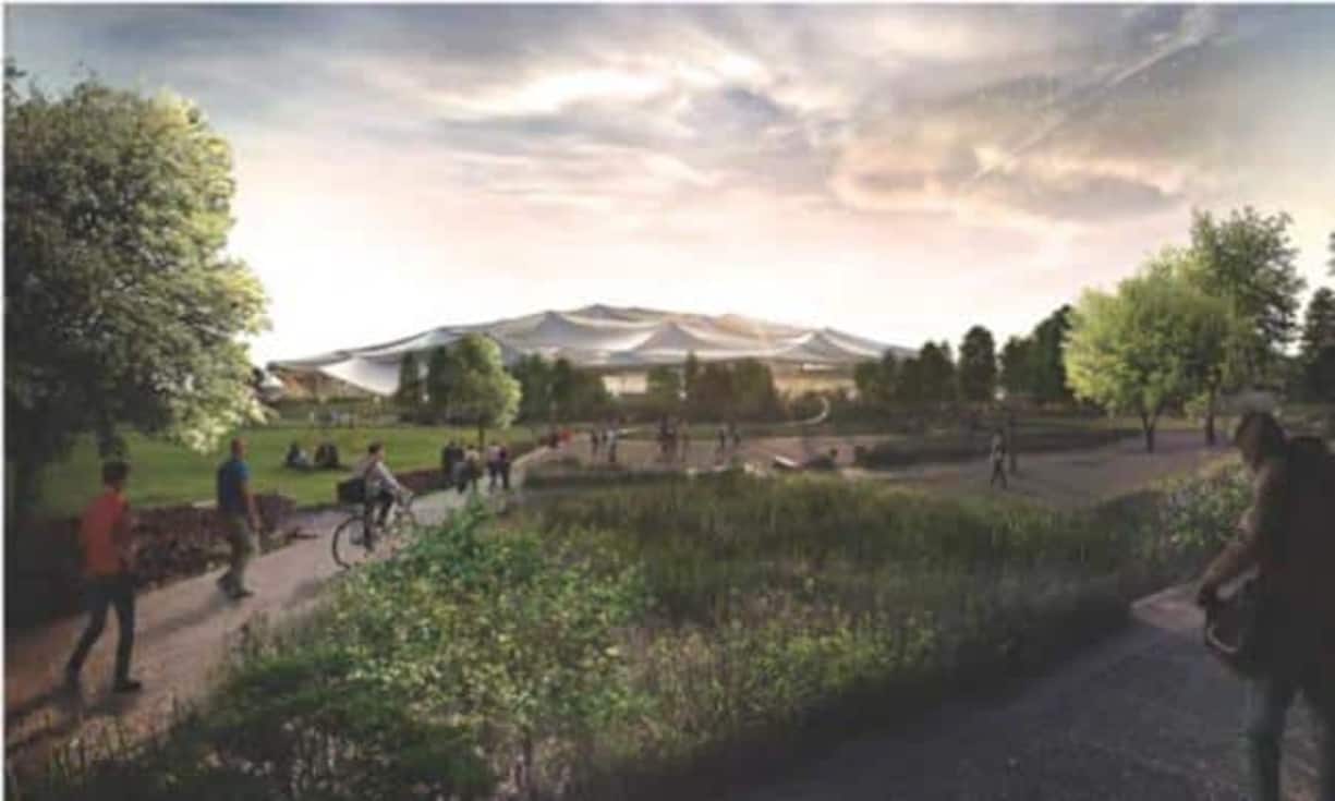 Auch dieses Bild zeigt den «Green Loop», welcher durch das Gebäude führen soll.