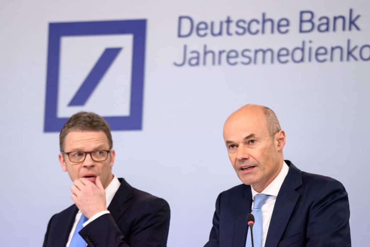 Christian Sewing und Marcus Schenck