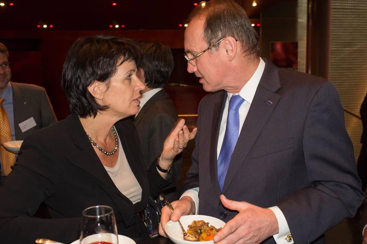 Bundesrätin Doris Leuthard; Othmar Karas