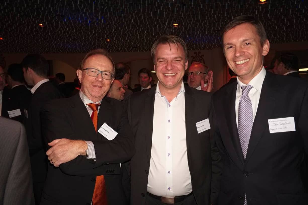 Andreas Wetter; Johan Andsjö, CEO, Orange Schweiz; Timm Degenhardt, Chief Marketing Officer, Sunrise