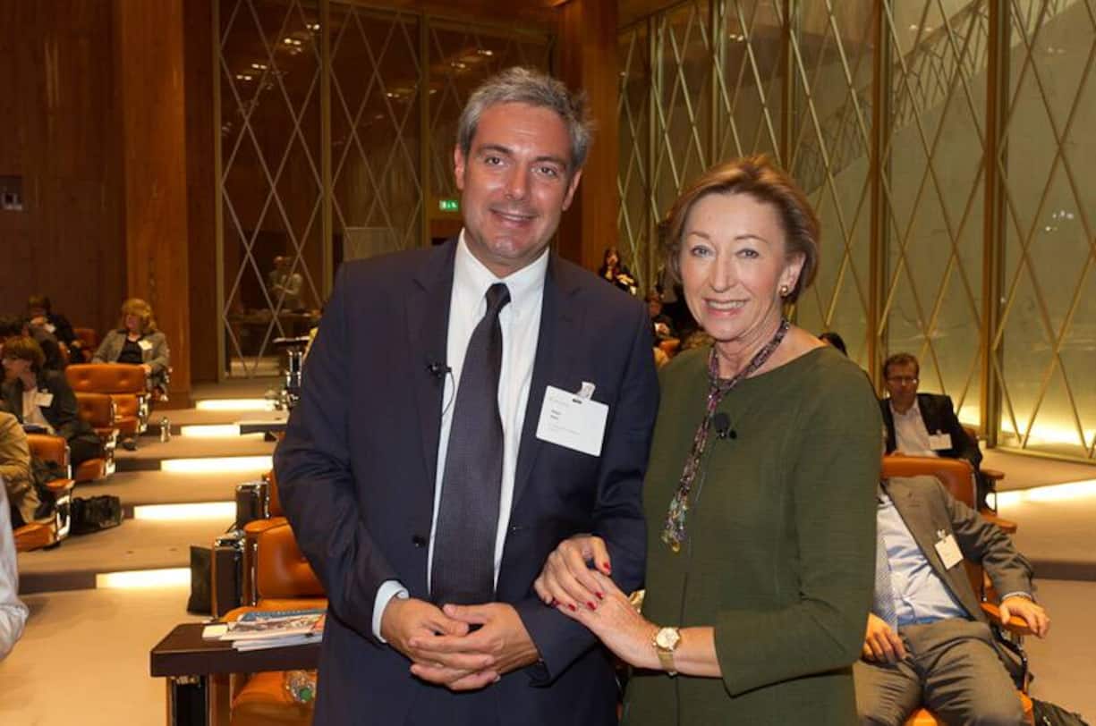 Zwei ehemalige Swissair-Kommunikatoren: Hans Klaus, KLAUS-METZLER-ECKMANN; Beatrice Tschanz, Kommunikationsberaterin