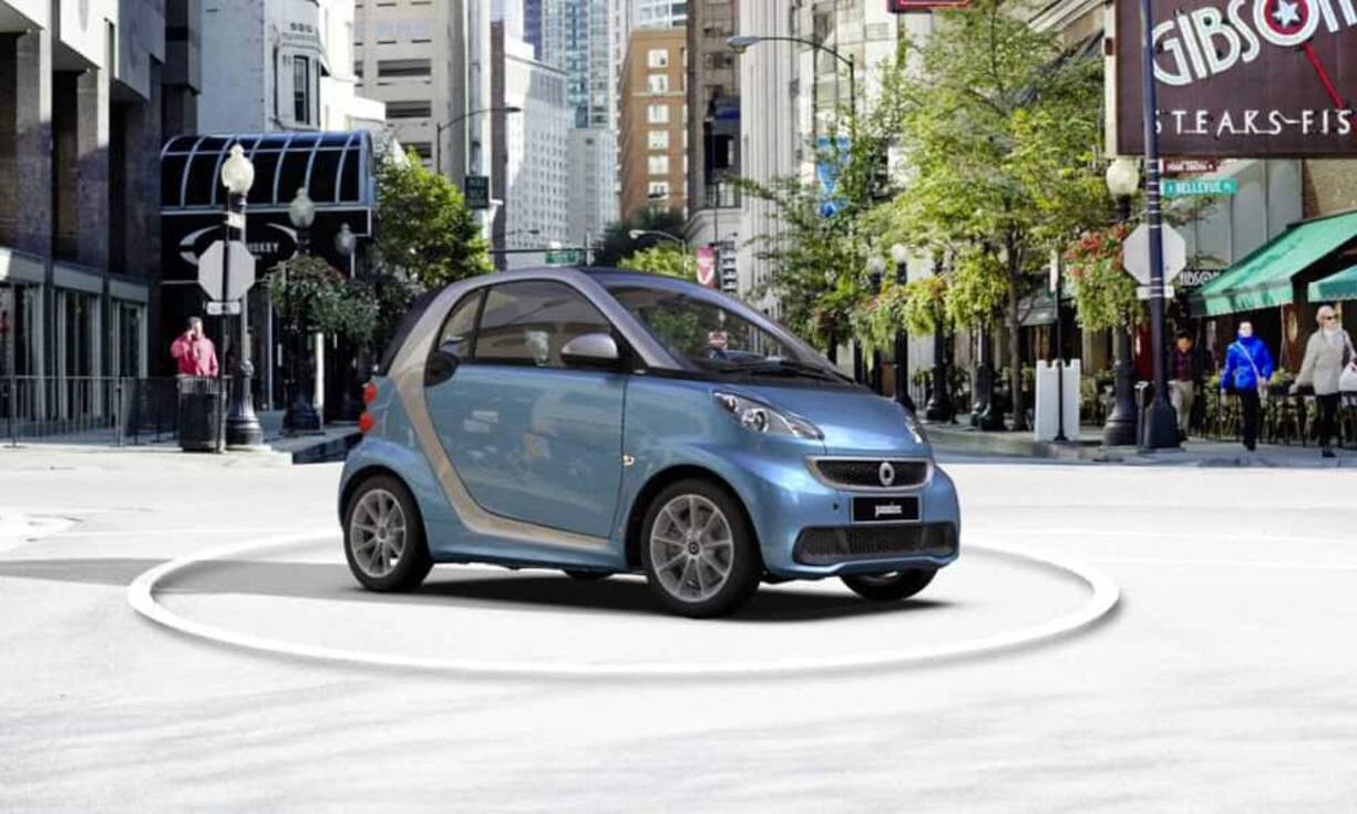 Auf Rang 4 mit 153 verkauften Autos der Smart «Fortwo»