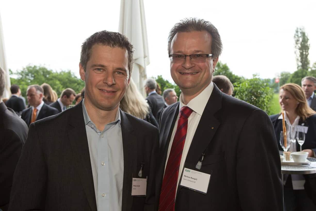 Philiph Sauber, CEO & PArtner, INM AG; Markus Naegeli, CEO, Canon (Schweiz) AG