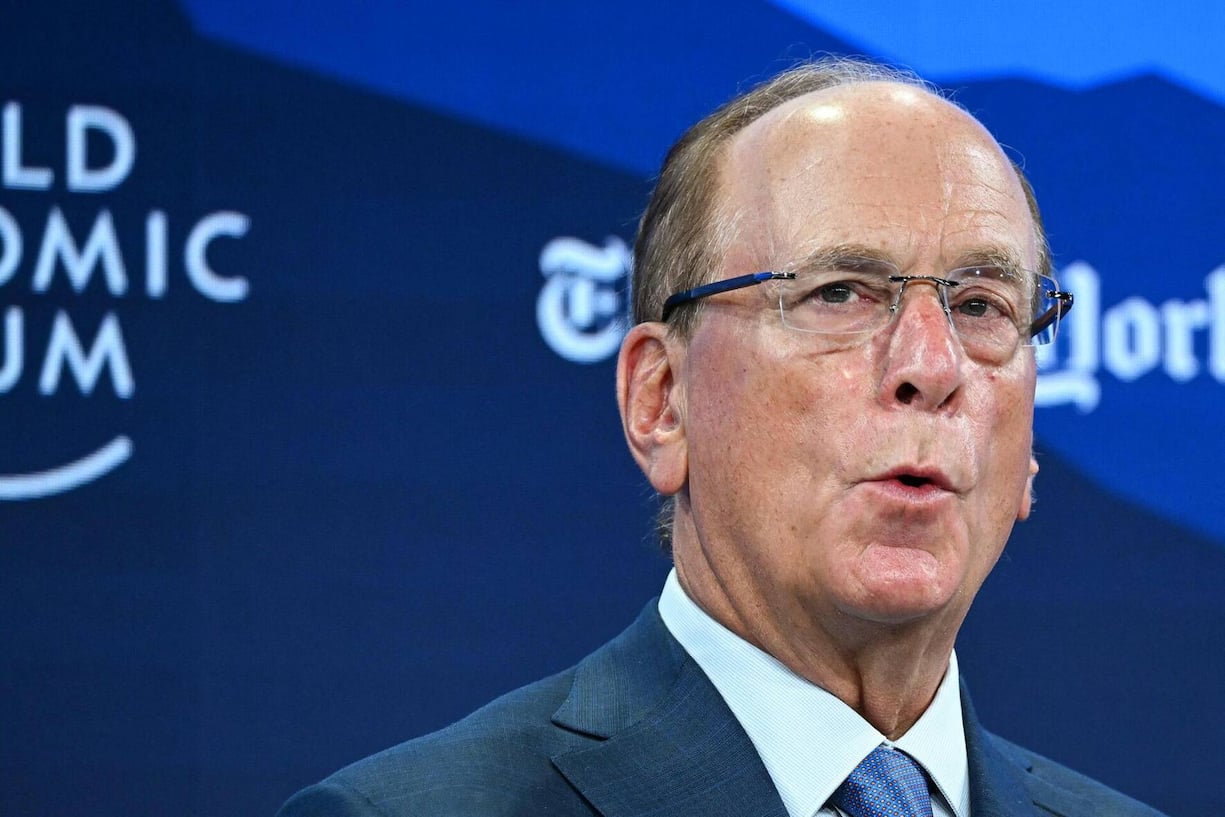 Blackrock-Lenker Larry Fink hat Gefallen am WEF-Präsidentenposten gefunden.