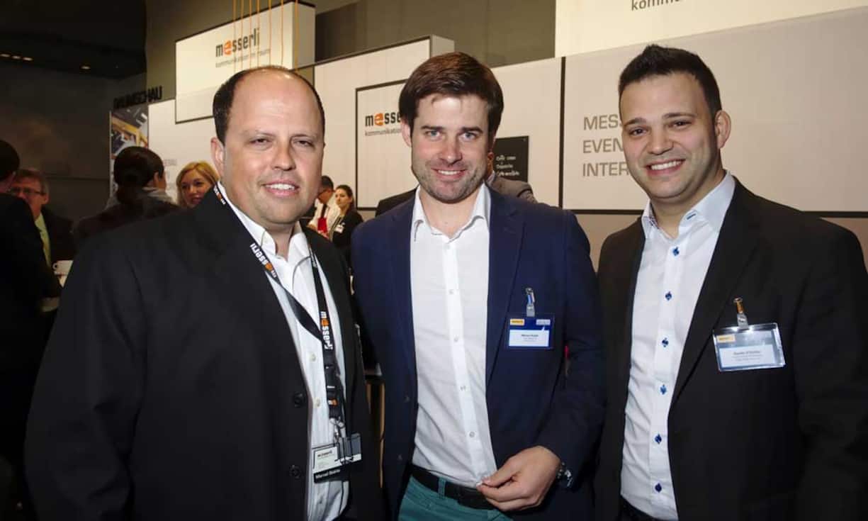 Marcel Stähle, Senior Projektleiter, messerli kommunikation im raum;
Marius Huber, Leiter Marketing, Das Zelt AG;
Danilo d'Emilio, Leiter Verkauf & Marketing, Osterwalder Zürich AG