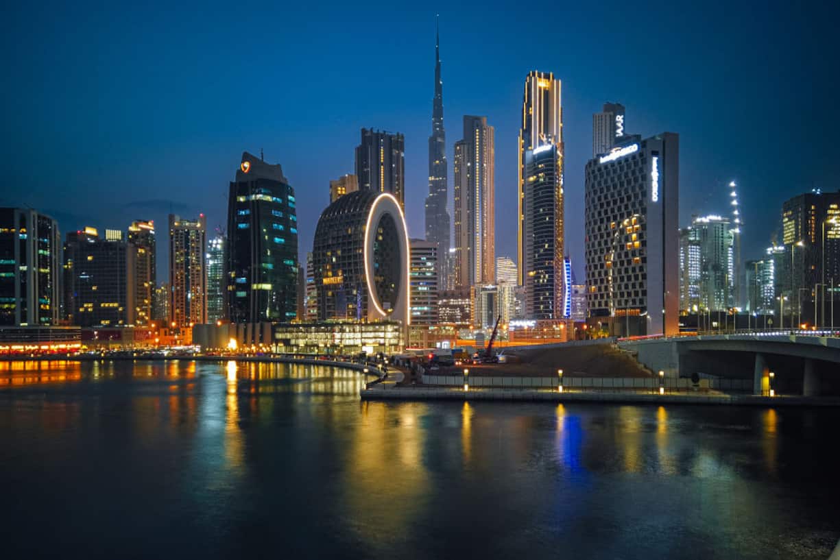 Dubai Skyline View