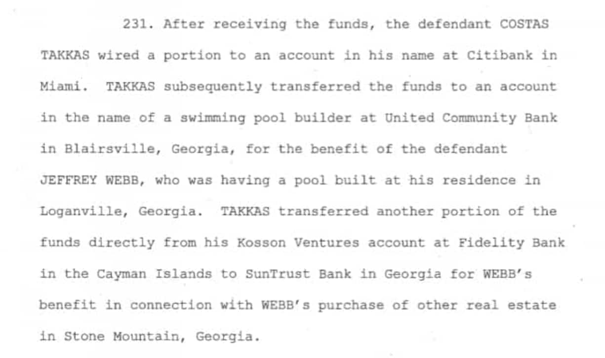 «Rechnung» an die Baufirma.