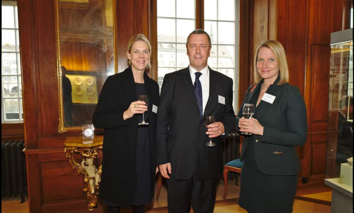 Martina Gmür, Head of Export Promotion, Switzerland Global Enterprise;
Urs Ruetz, Manager Central Services, Von Rundstedt;
Tuula Hirvelä, Global Key Account Director, Interface Schweiz
