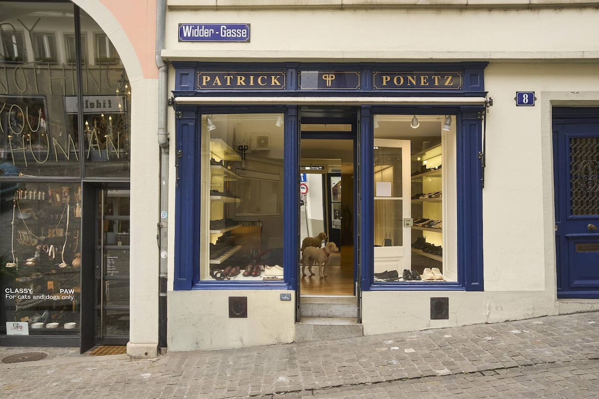 Patrick Ponetz Widdergasse 8 8001 Zürich Insta: patrick_ponetz_shoestore Keine Webseite