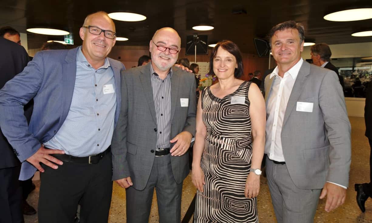 Bernhard Ostertag, CEO, Intercard AG;
Martin Schmid, Head Cards & Payment, Accarda AG;
Ursula Fraefel, Senior Consultant, Farner Consulting AG;
Christian Vetsch, CMO, Abrantix AG