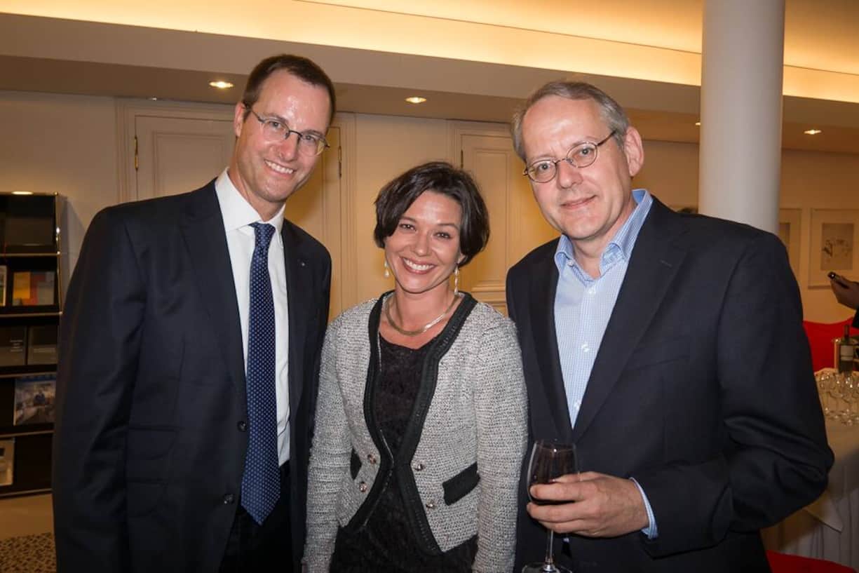 Daniel V. Christen, Executive Director Wolfsberg; Karin Biffiger; Werner Graf